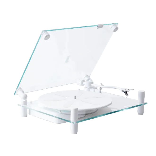 Transparent Turntable, White