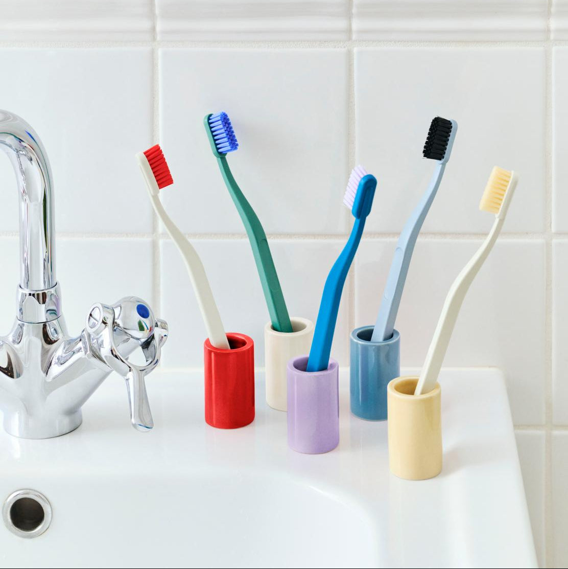 HAY Tann Toothbrush, Green and Blue