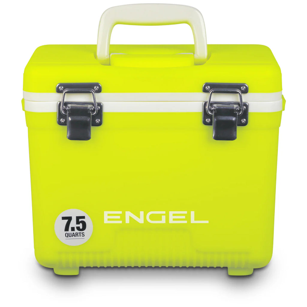 Cooler + Dry Box w/ Strap 7.5 qt - Yellow