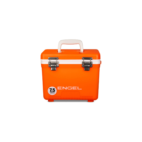 Cooler + Dry Box w/ Strap 7.5 qt - Orange