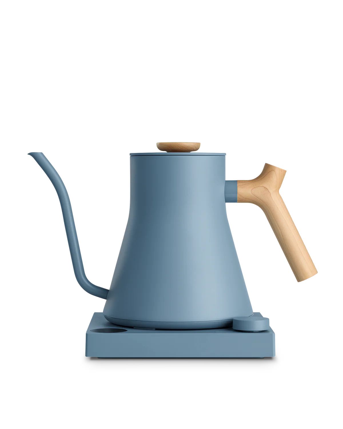FELLOW Stagg EKG Pro Electric Kettle, Hazy Blue and Maple