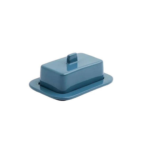Barro Butter Dish, Dark Blue