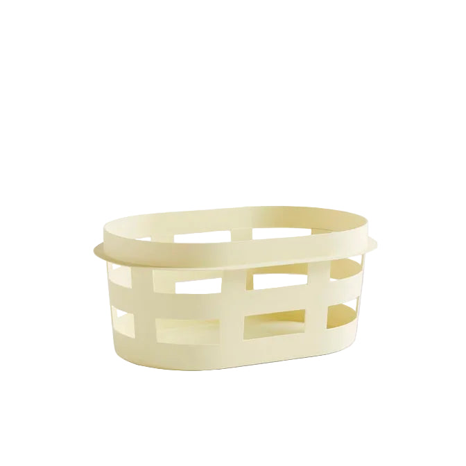 Recycled Laundry Basket, Small Soft Yellow