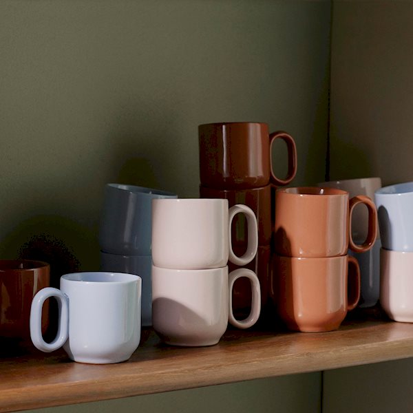 Barro Mug, Light Blue, Set/2