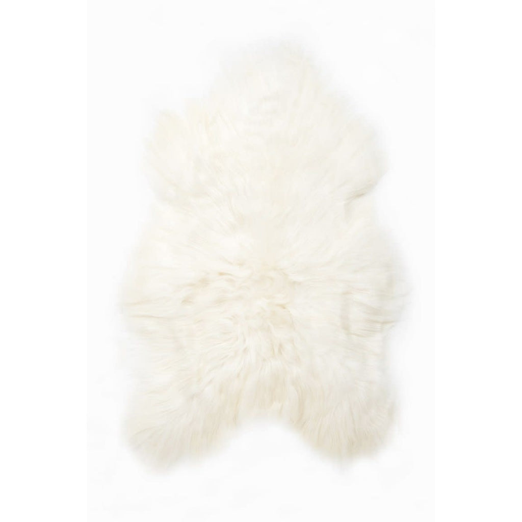 White Icelandic Sheepskin, Medium