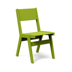 Alfresco Dining Chair, Solid Back, Leaf Green