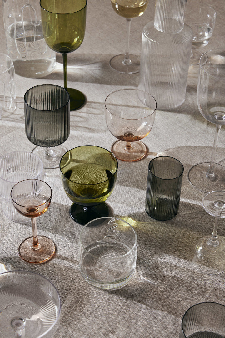 Host Red Wine Glasses - Set of 2 - Moss Green