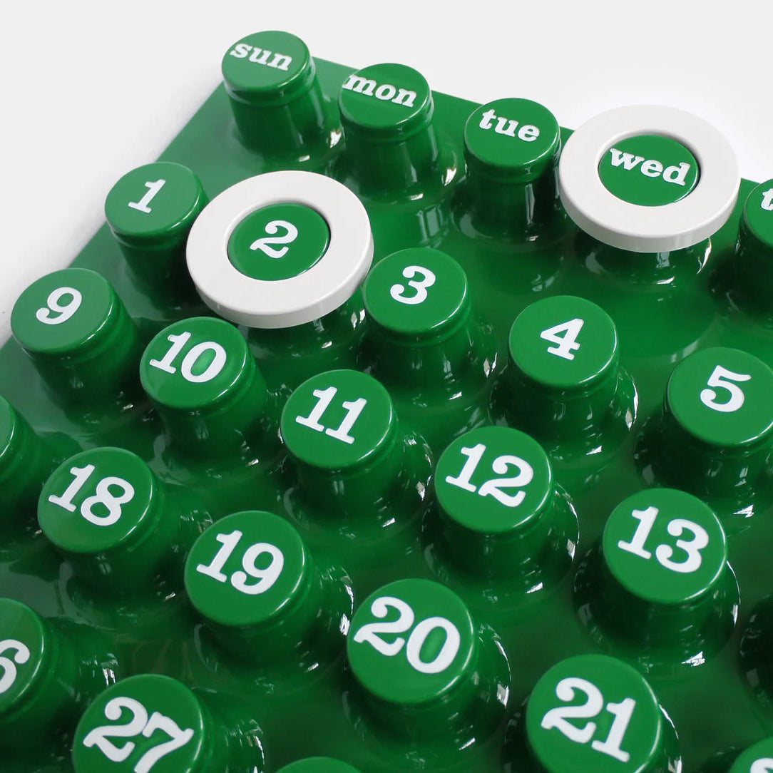 Ring a Date Calendar, Green