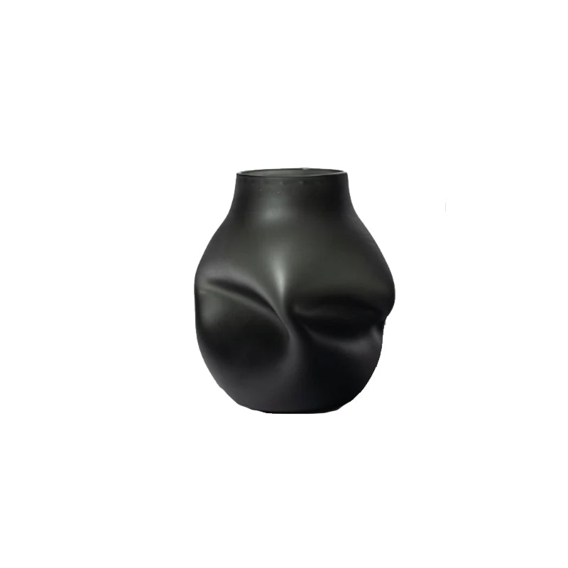 Boulder Vase, Natural Grey