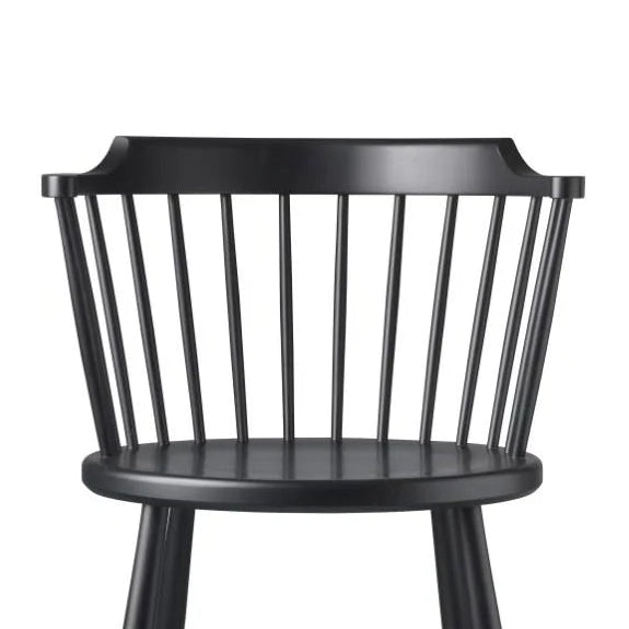 J18 Chair, Black Painted Beech