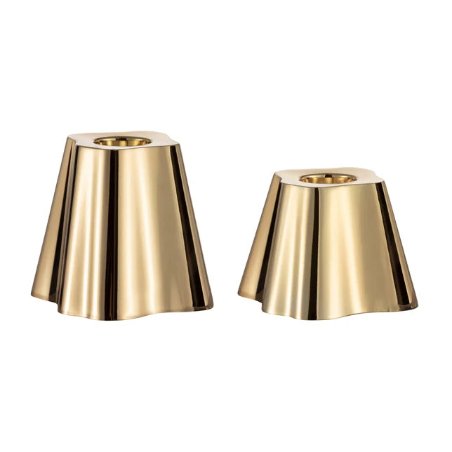 Aalto Candleholder Set/2, Brass