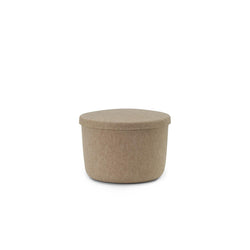 Hide Storage Pouf Small, Sand