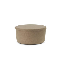 Hide Storage Pouf Large, Sand