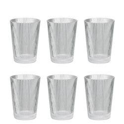 Pilastro drinking glasses, set/6