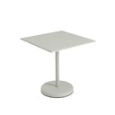 Linear Steel Cafe Table, Grey 27.6 X 27.6 H: 28.7"