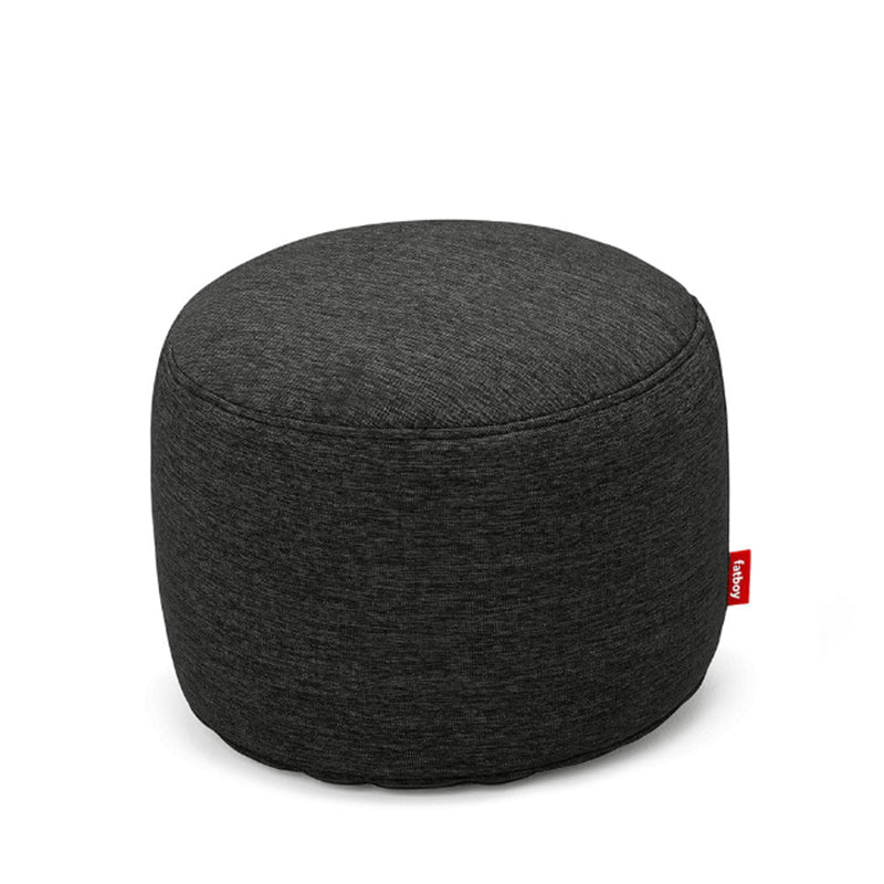 Point Outdoor Ottoman, Thunder Grey