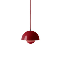 Flowerpot Pendant VP1, Vermillion red