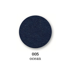 Felt coaster round, 10cm, ocean