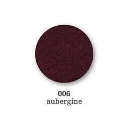 Felt coaster round, 10cm, aubergine