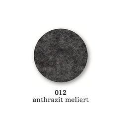 Felt coaster round, 10cm, anthracite