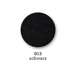 Felt coaster round, 10cm, black