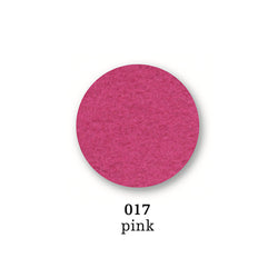 Felt coaster round, 10cm, pink