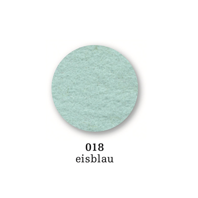 Felt coaster round, 10cm, eisblau