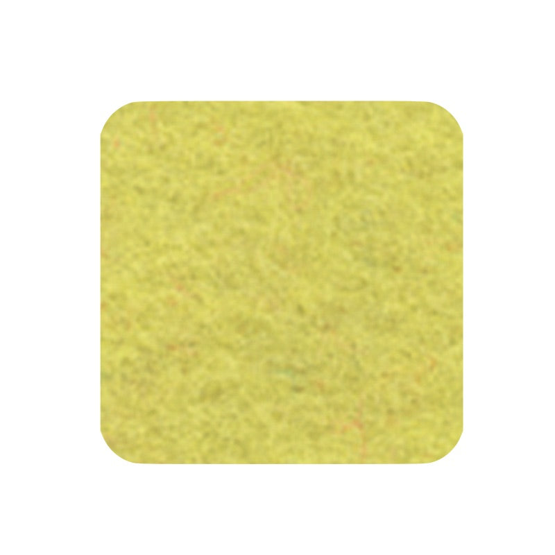Felt coaster 11x11cm, lemon yellow