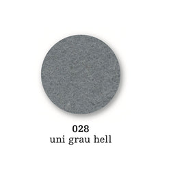 Felt coaster round, 10cm, unigrau light grey