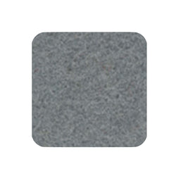 Felt coaster 11x11cm, unigrau light grey