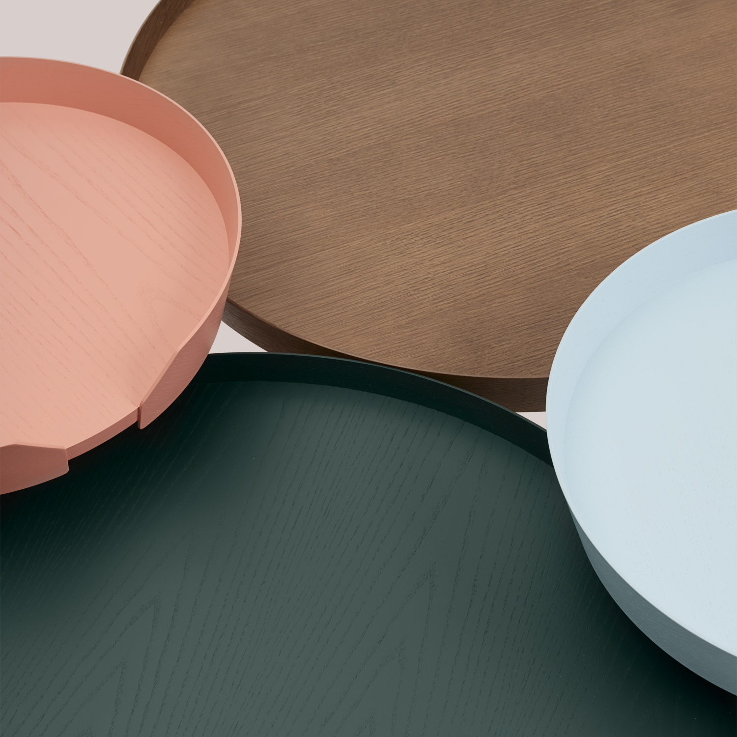 Around Coffee Table, Small, Light Blue