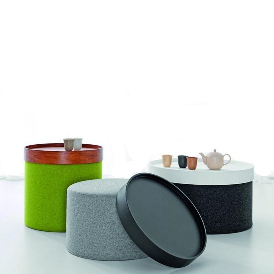 Drum Tray, Small Black