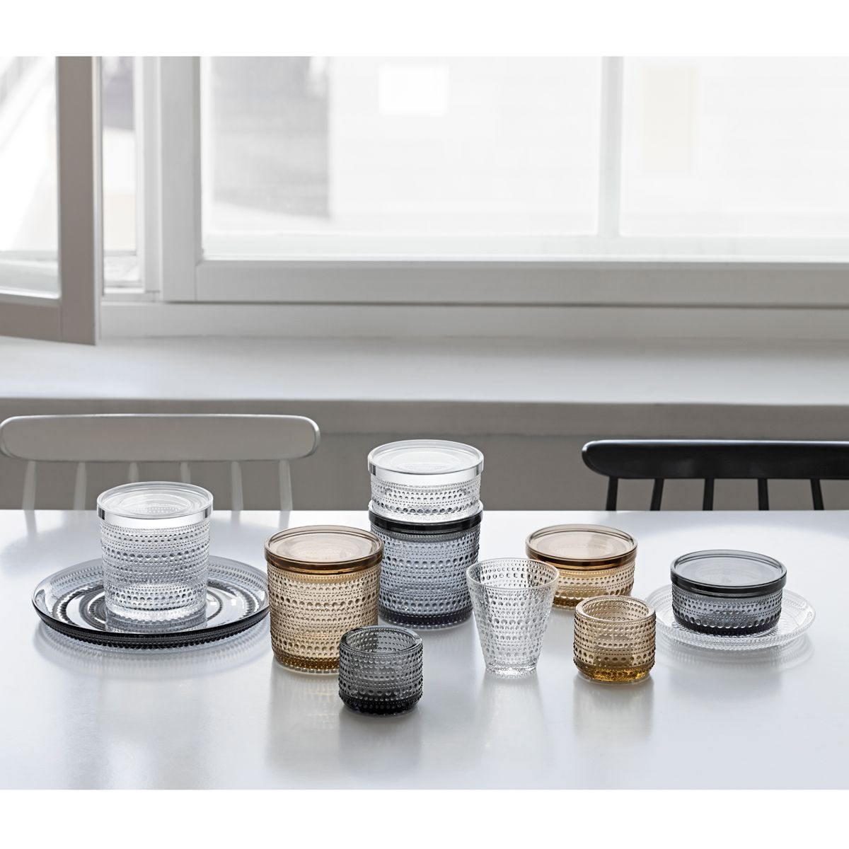 Kastehelmi Large Plate, 12”, Dark Grey