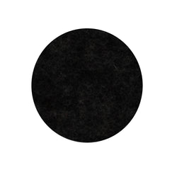 Felt placemat round, 27cm, black