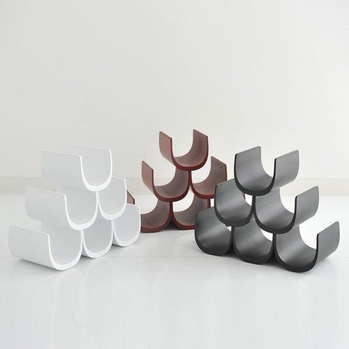 Noe modular wine rack, white