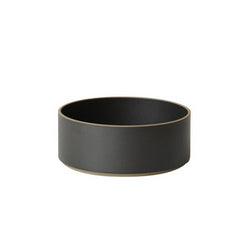 Hasami Porcelain Bowl, Medium High, Black