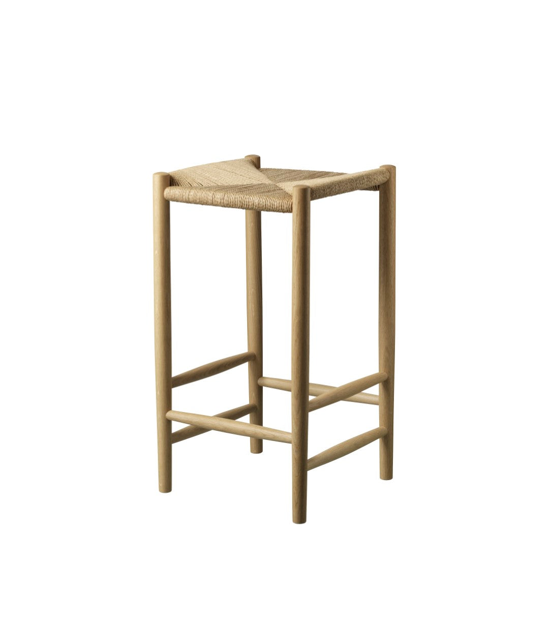J164 counter stool, oak/nature. 67cm.