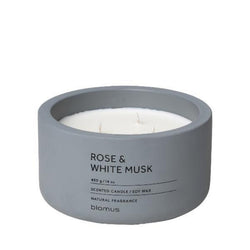 Scented Candle, XL, Rose & White Musk