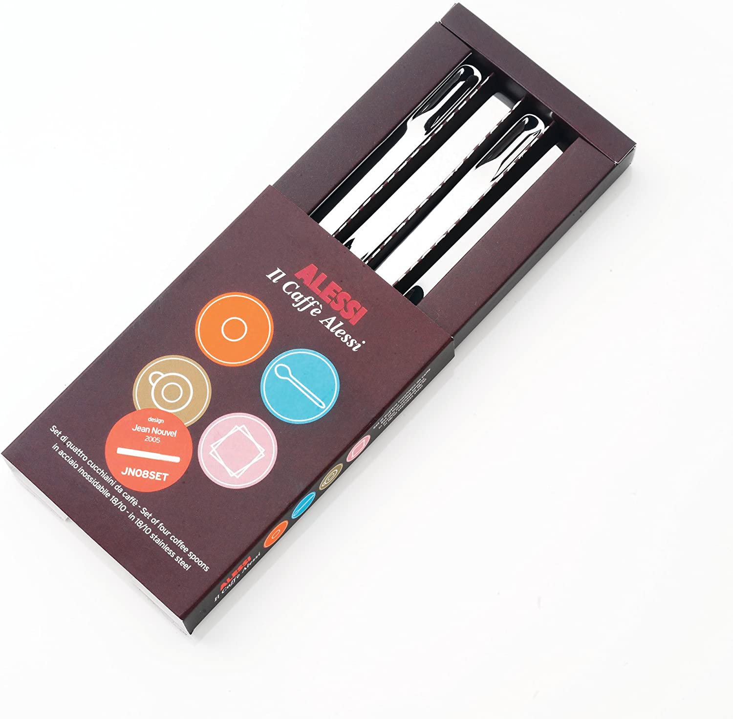 Jean Nouvel set of 4 coffee spoons