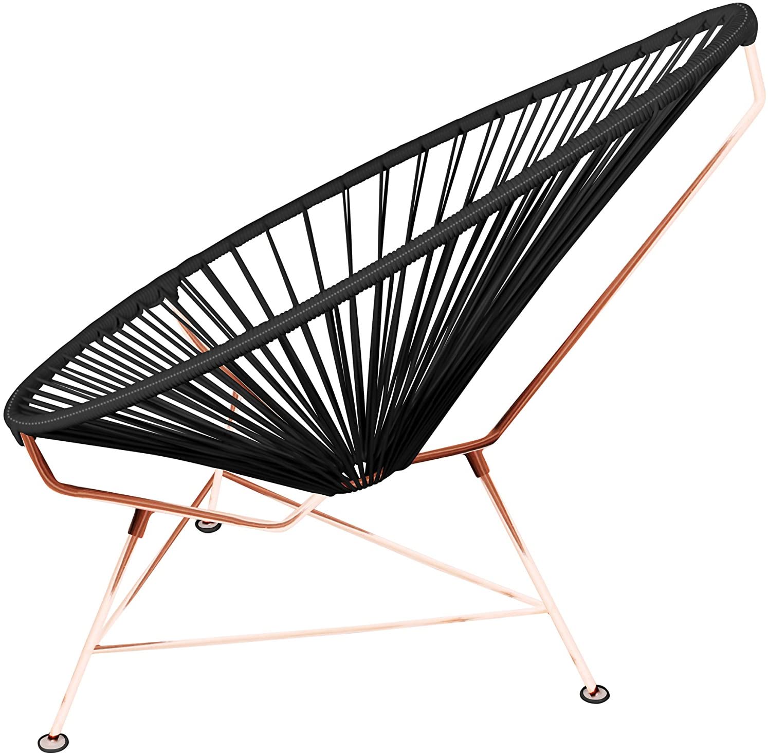 Acapulco Chair, Black Cord/Copper Base