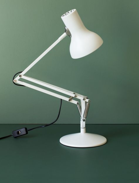 Type 75 Desk Lamp, Jasmine White, Table Base