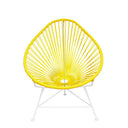 Acapulco Chair, Yellow Cord/White Base