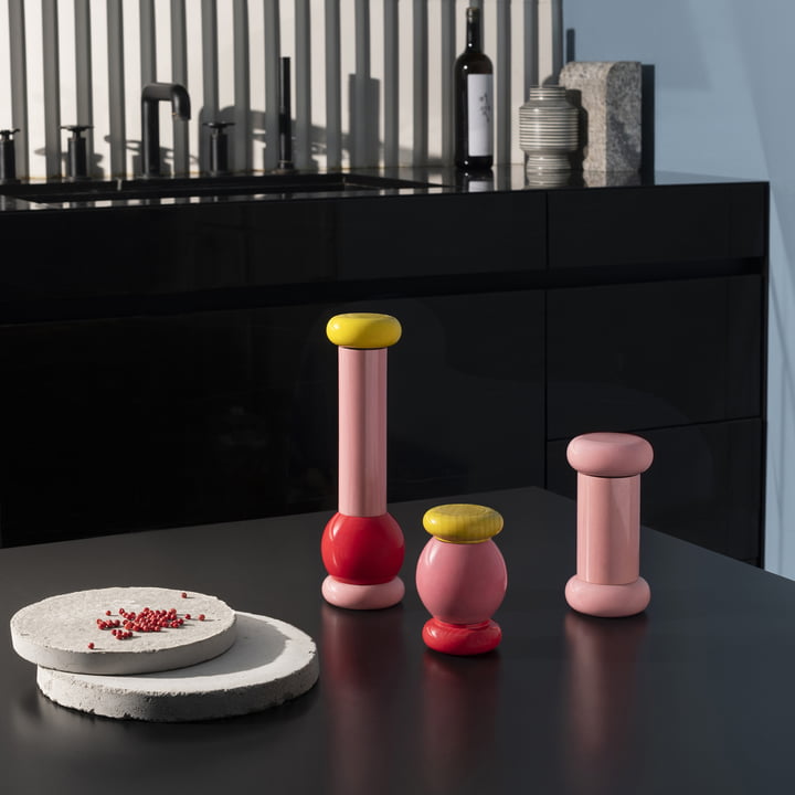 Twergi Salt + Pepper Castor, Pink