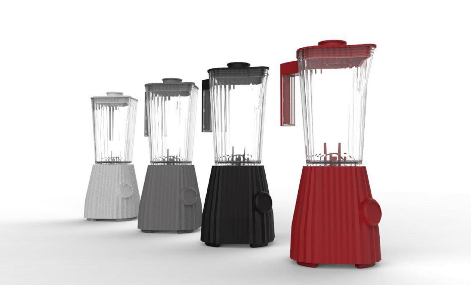 Plisse Blender, Grey