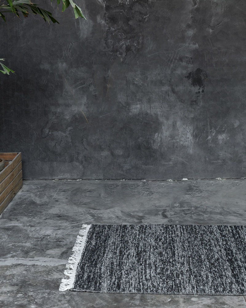 MK Charcoal carpet, 2'3" x 7"