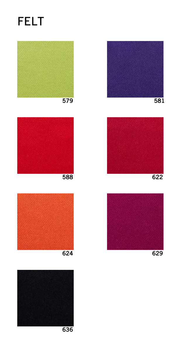 SPACE, Pouf, 629 violet, Felt