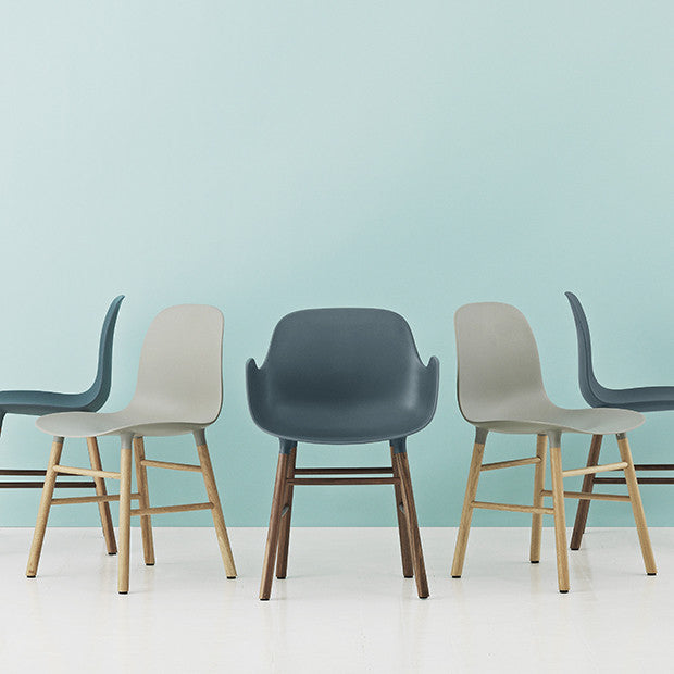 Form Chair, Grey/Oak
