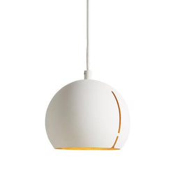 Gap Pendant, Round, White