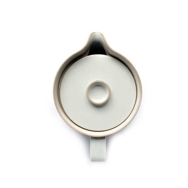Hasami Porcelain Teapot, Gloss Grey