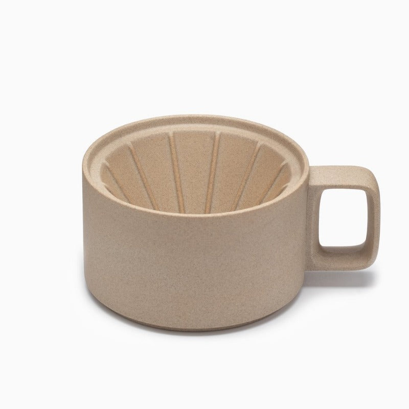 Hasami Porcelain Coffee Dripper, Brown